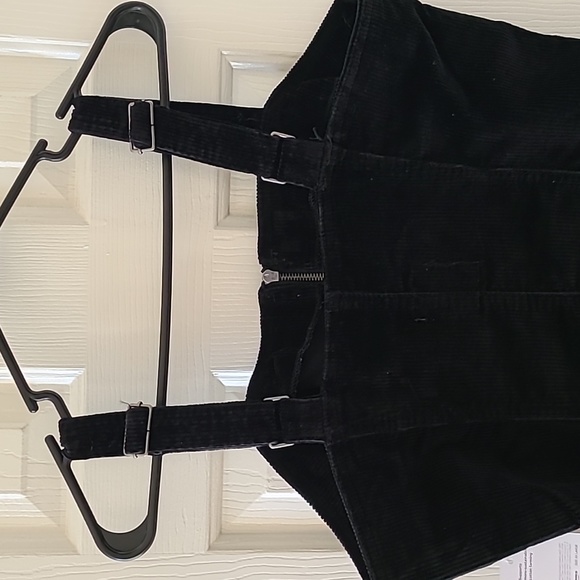 SO BRAND WOMENS JUNIOR PLUS SIZE BLACK CORDOROY JUMPER / PENAFORE DRESS SIZE XXL - Picture 8 of 16